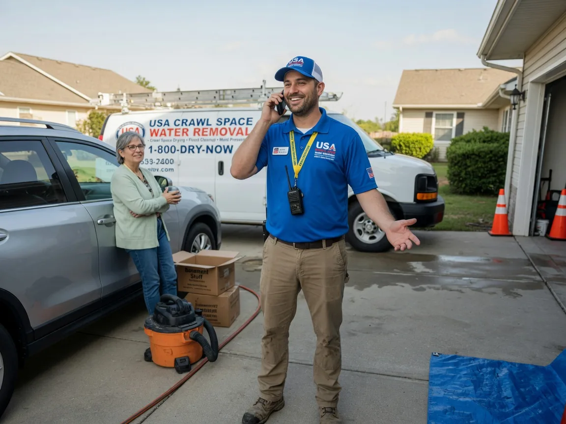 Crawl Space Water Removal East Bend, NC FAQs